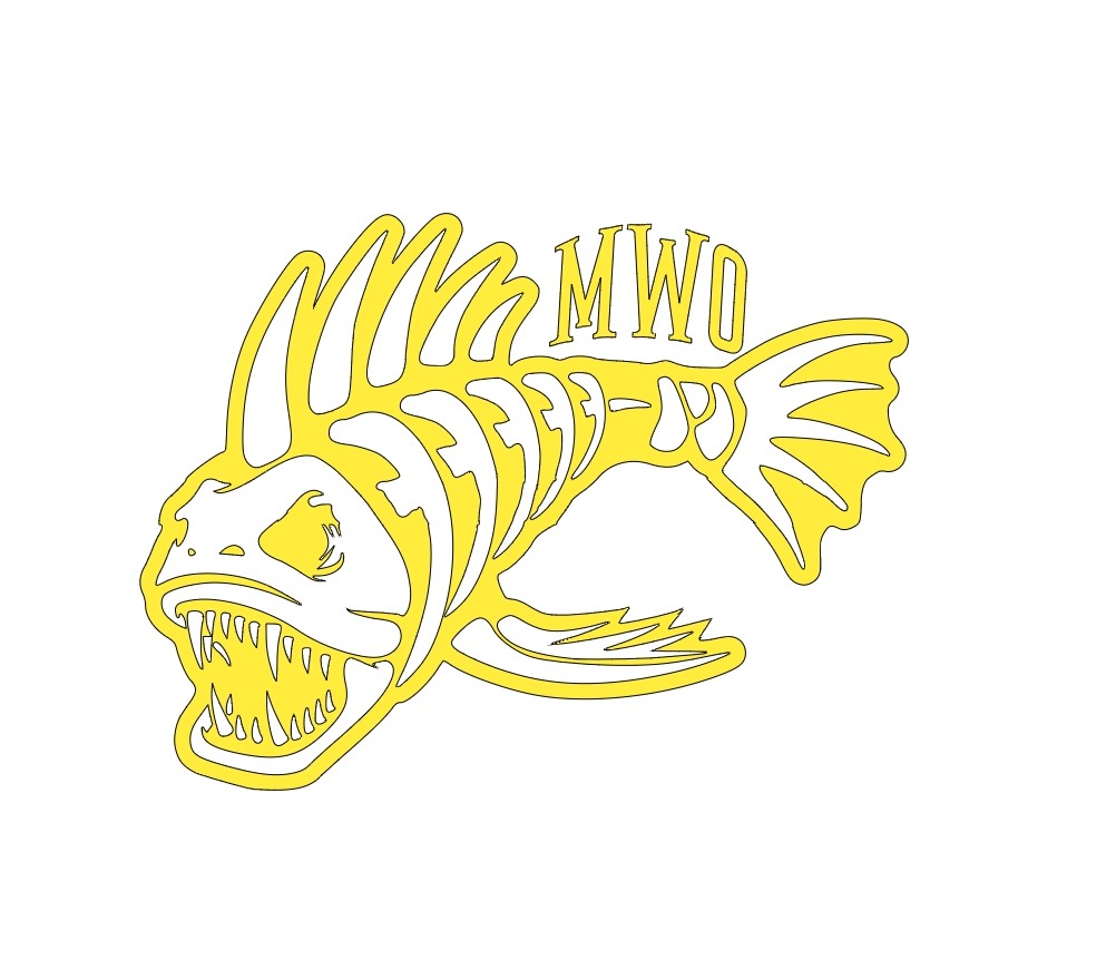 Sticker MWO fish